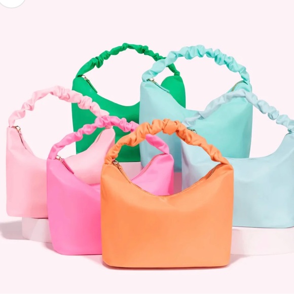 Stoney Clover Lane Scrunch handbag NWT in Cotton Candy color - Picture 4 of 4